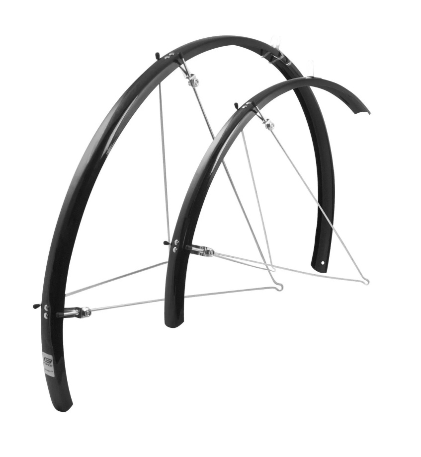 Крылья Force 58 Aluflex 28" + V-образные стойки (31 мм, чёрные)