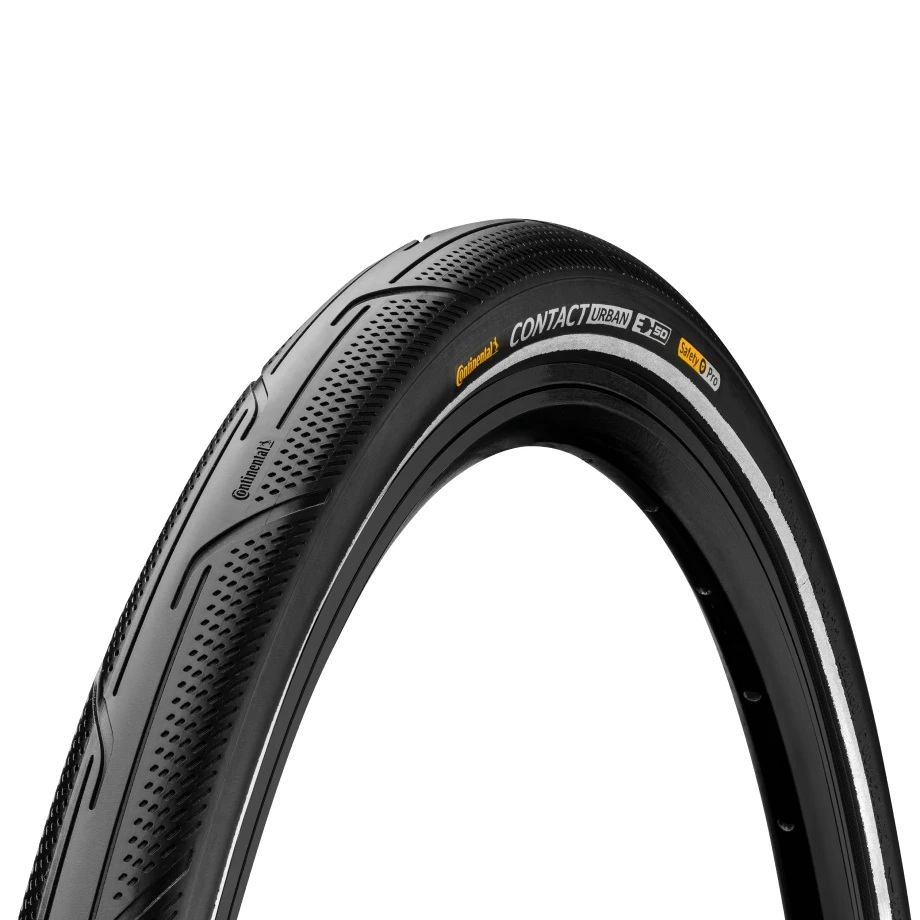 Велосипедная покрышка Continental 28x1.60 (42-622) CONTACT Urban, Black-Reflex