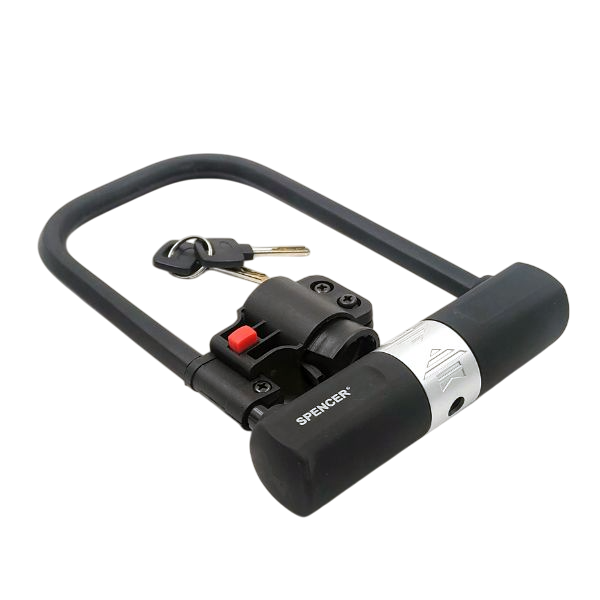 Велосипедный замок U-Lock Spencer ZS2921 (на ключ, 165-250 мм)