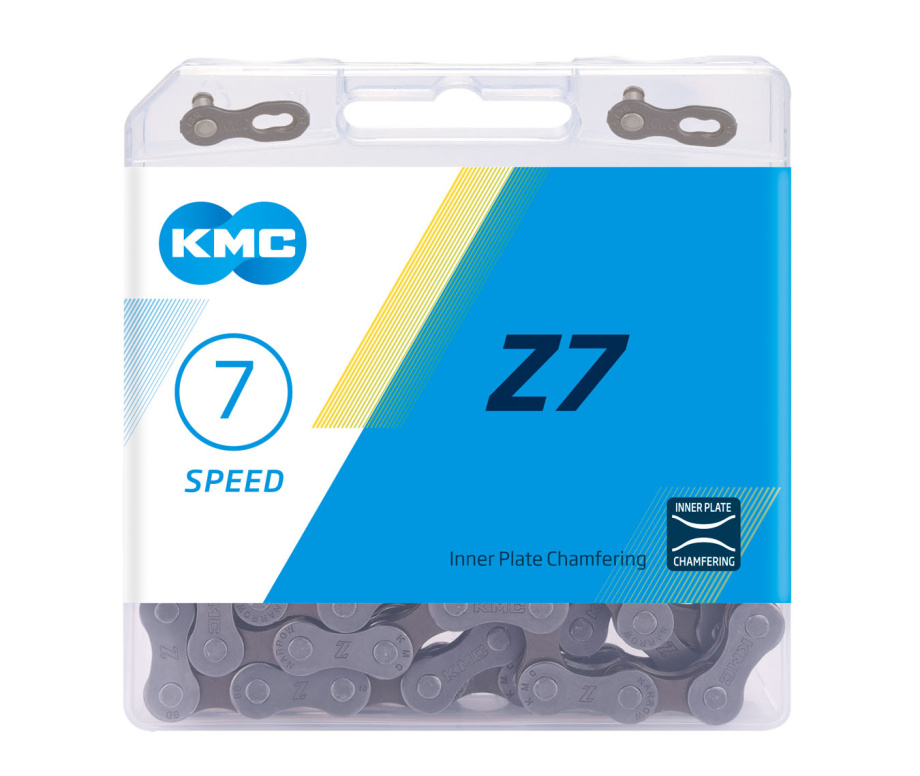 Цепь велосипедная KMC Z7 (116 звеньев, 7 скоростей)