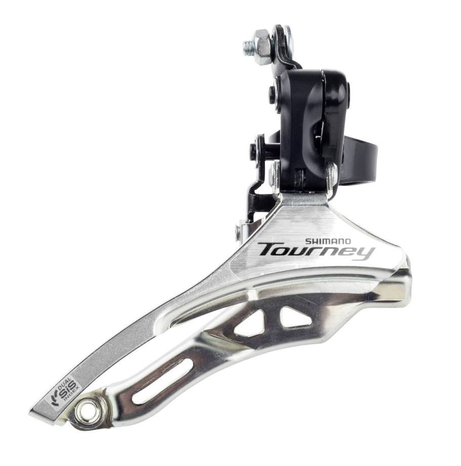 Передний переключатель Shimano Tourney FD-TY300 (нижняя тяга, хомут 31.8 мм, 3x6/7 скоростей)