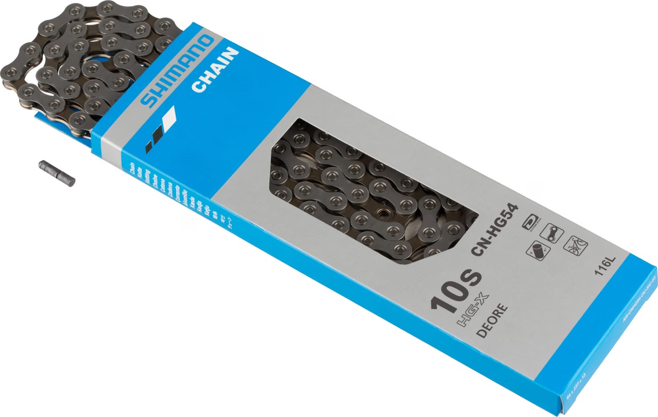 Цепь Shimano Deore CN-HG54 (10 скоростей, 116 звеньев)