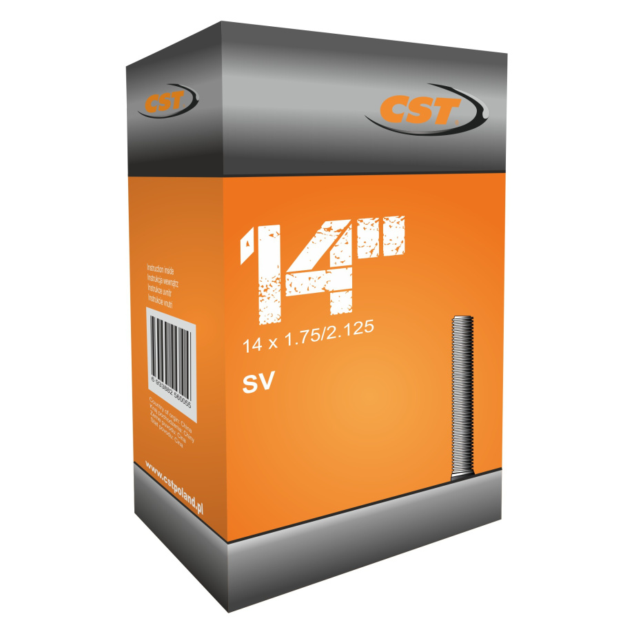 Велокамера CST 14x1.75/2.125 SV