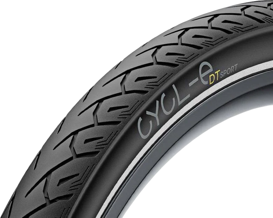 Велосипедная покрышка Pirelli 42-622 (700x42C) Cycl-E DT Sport, Black-Reflex