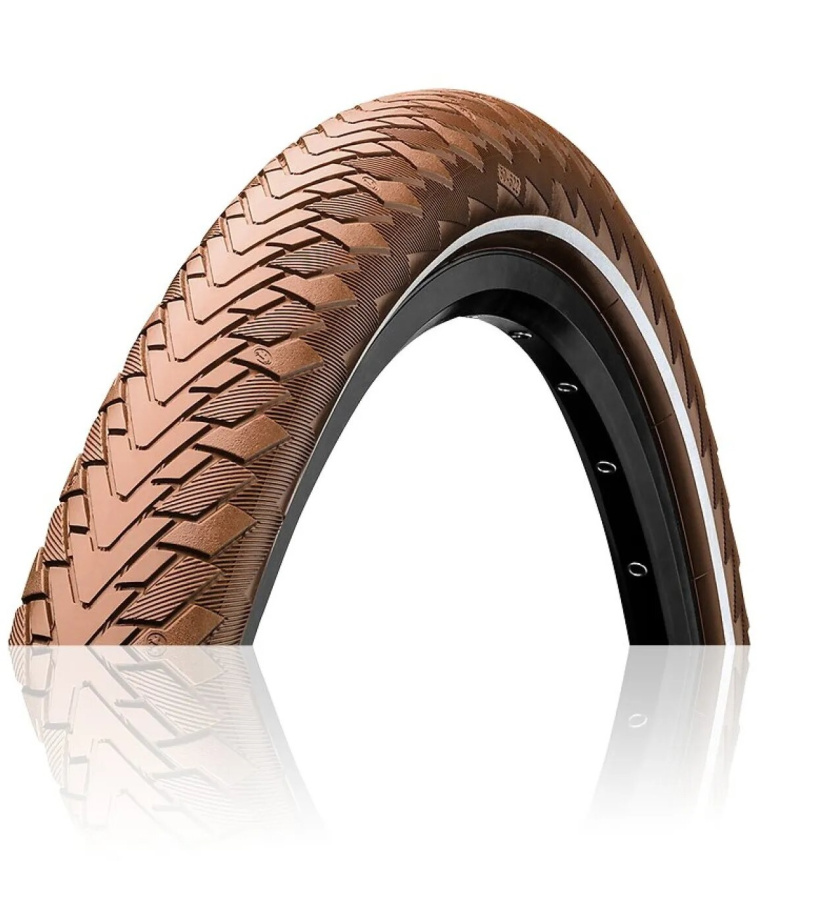Покрышка Continental 28x2.20 (55-622) CONTACT Cruiser, Brown-Reflex