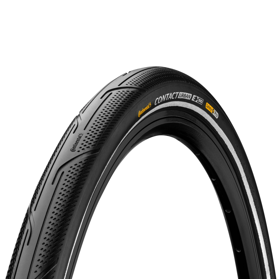 Велосипедная покрышка Continental 28x2.00 (50-622) CONTACT Urban, Black-Reflex