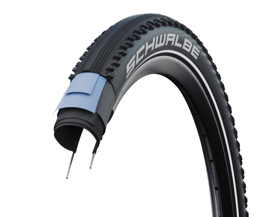 Покрышка Schwalbe Hurricane 26x2.10 (54-559), RaceGuard, Black-Reflex