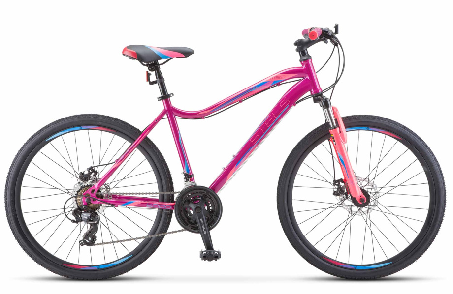Велосипед Stels Miss 5000 MD 26″ (фиолетовый/розовый)