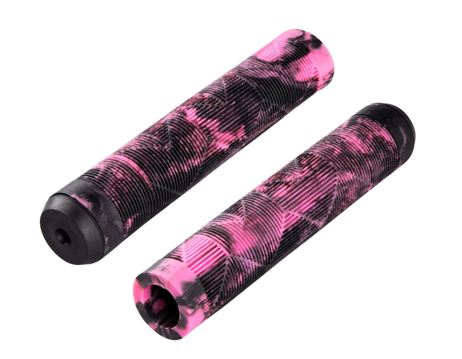 Грипсы Force BMX145 (резиновые, черно-розовые)