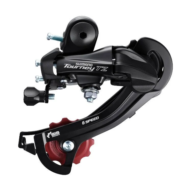 Переключатель задний Shimano Tourney RD-TZ500 GS (средняя лапка) 6 скоростей