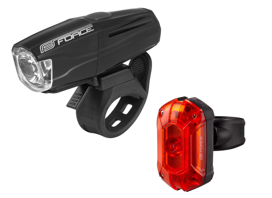 Световой комплект Force VARIO USB (передний + задний фонарь)