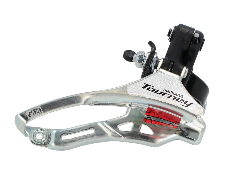 Передний переключатель Shimano Tourney FD-TY300 (верхняя тяга, хомут 31.8 мм, 3x6/7 скоростей)