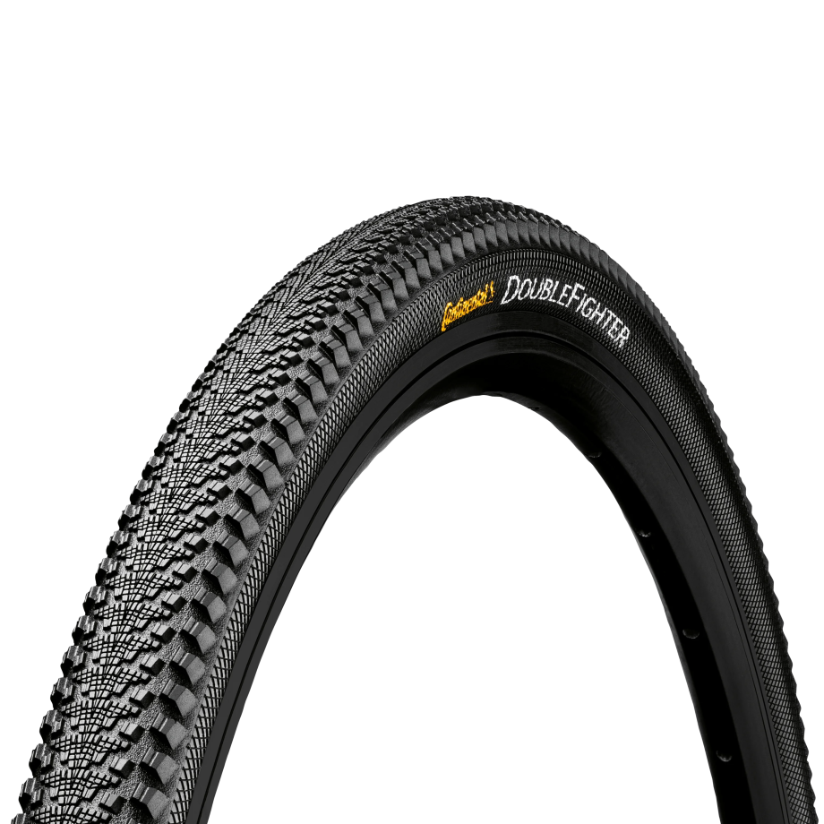 Велосипедная покрышка Continental 26x1.9 (50-559) DoubleFighter III, 3/180TPI, Black