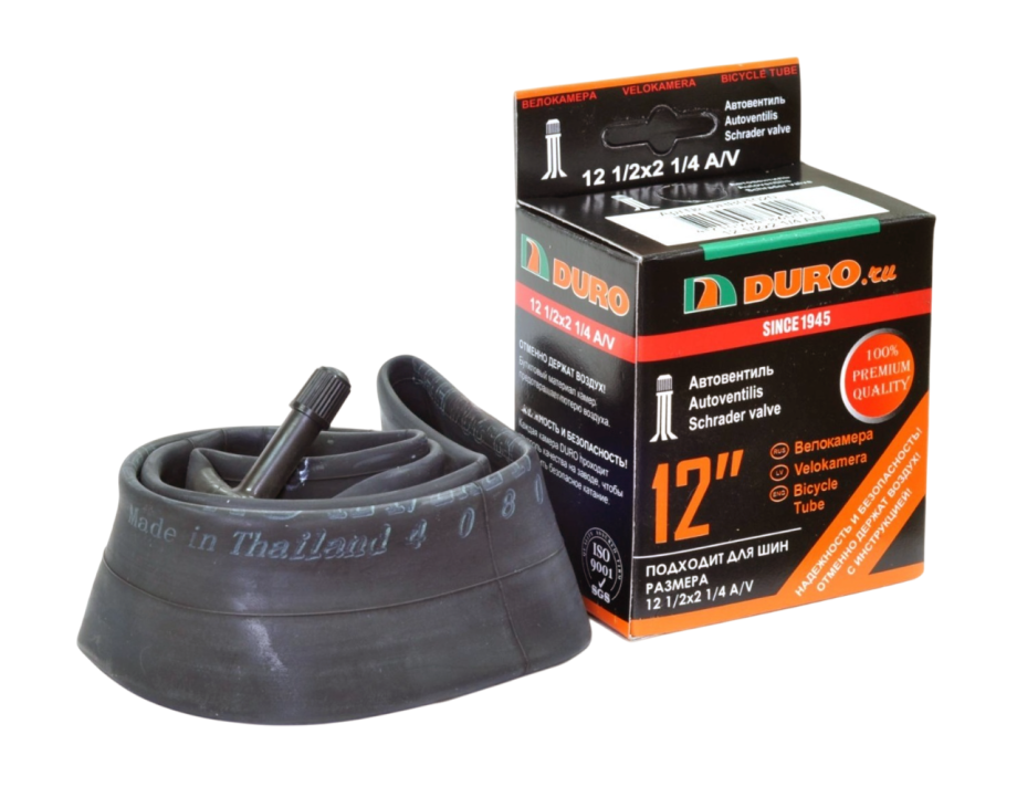 Велокамера DURO 12 1/2 x 2 1/4 AV