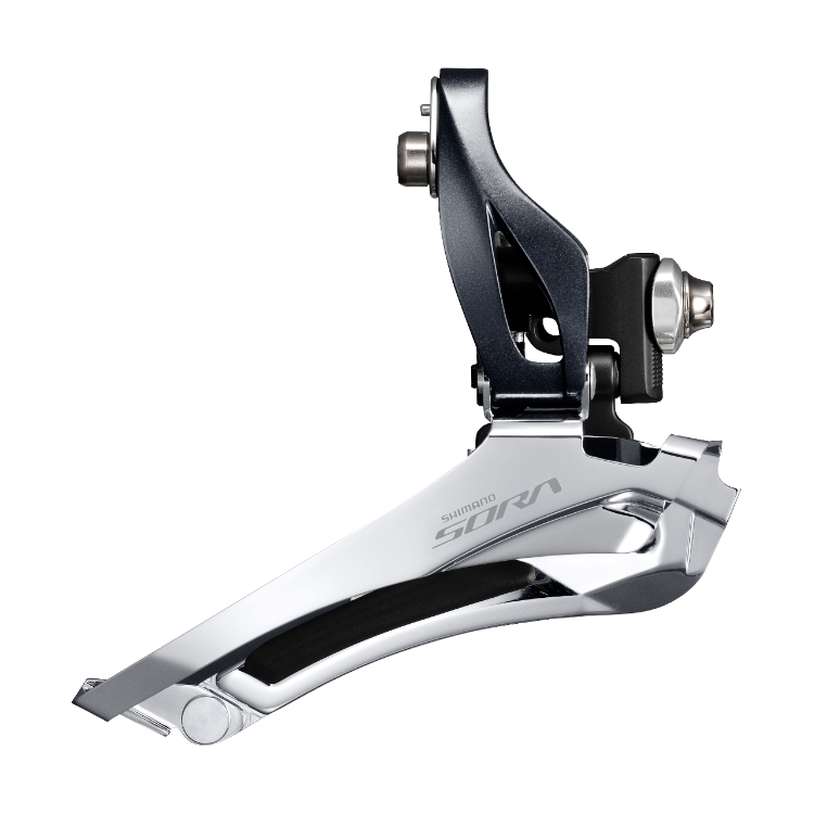 Передний переключатель Shimano Sora FD-R3000 (2x9 скоростей, крепление Braze-on (на упор))