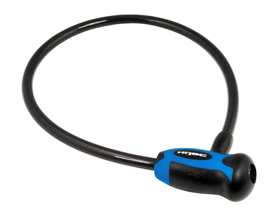 Велозамок HQBC PEAR65 10x650 (черный/синий)