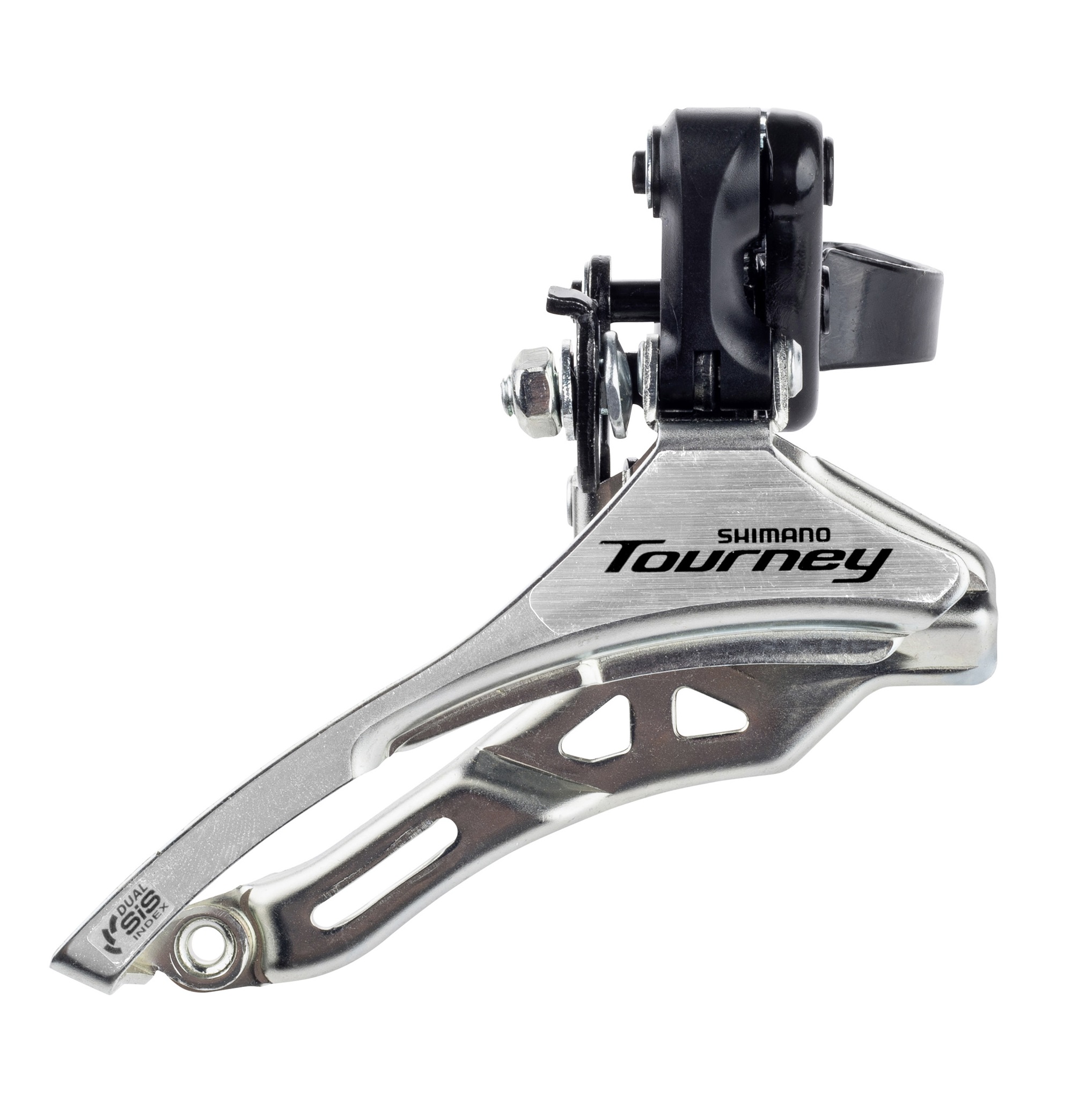 Передний переключатель Shimano Tourney FD-TY300 (верхняя тяга, хомут 31.8 мм, 3x6/7 скоростей)