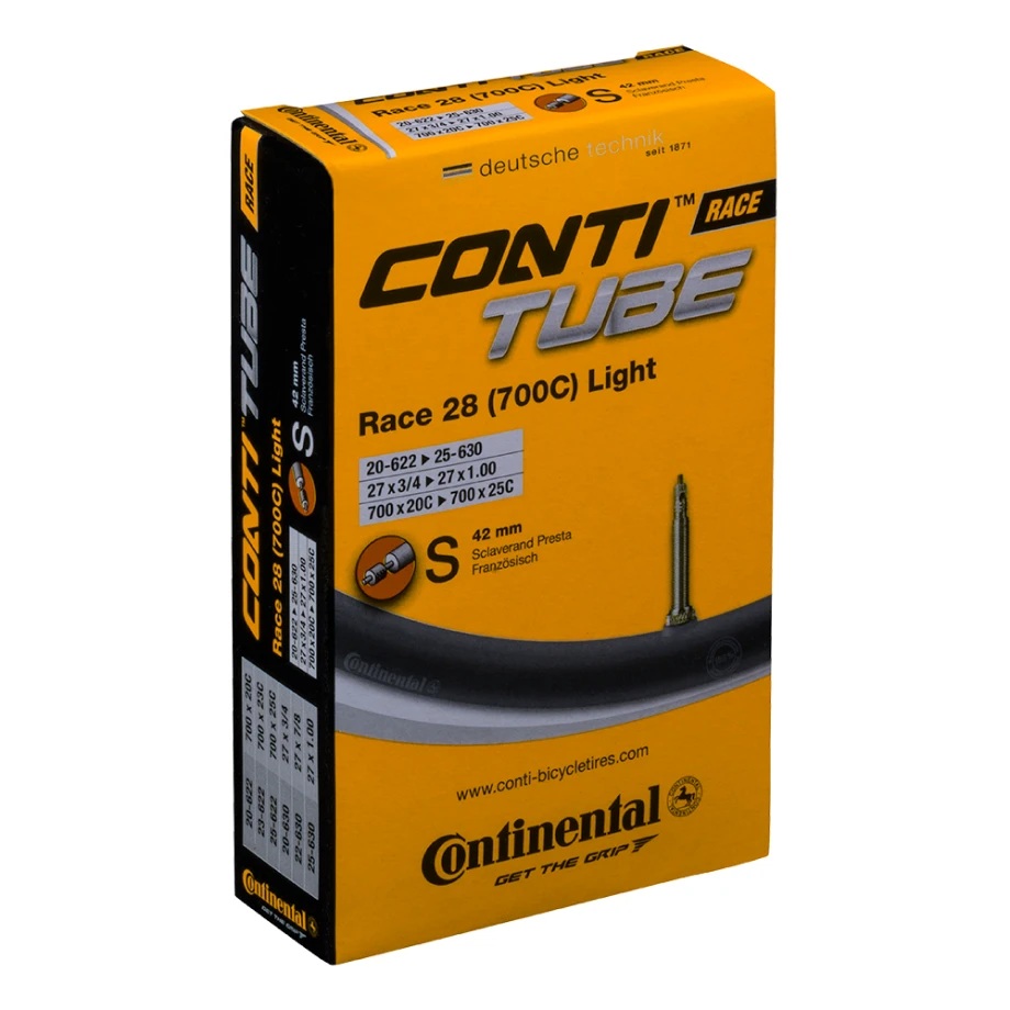 Камера Continental Race 28 Light (20/25-622/630) S42 Presta