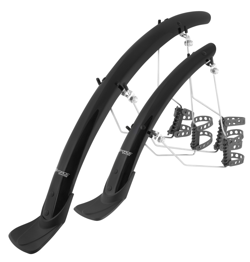 Крылья Force WIN38 Aluflex 28" + стойки (чёрные)