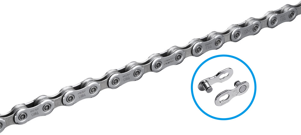Цепь Shimano CN-M7100 (12 скоростей, 126 звеньев, с замком цепи QuickLink)