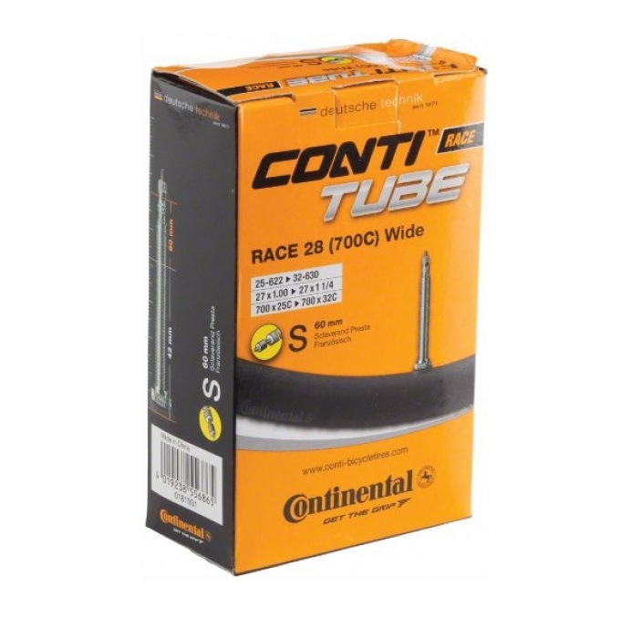 Камера Continental Race 28 (700C) Wide (25/32-622/630) S60 Presta