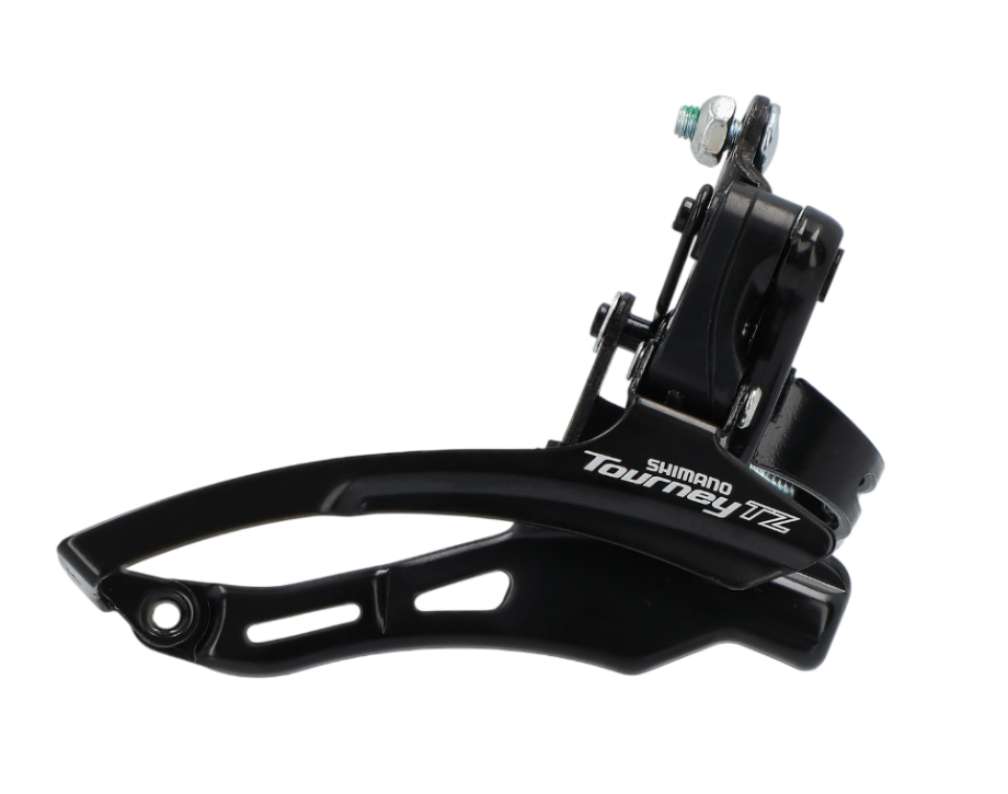 Передний переключатель Shimano Tourney FD-TZ500-DS6 (нижняя тяга, хомут 28.6 мм, 3x6/7 скоростей)