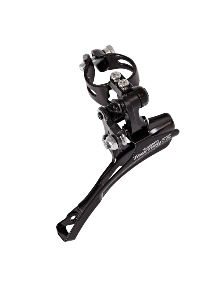 Передний переключатель Shimano Tourney FD-TZ500 (верхняя тяга, хомут 28.6 мм, 3x6/7 скоростей)