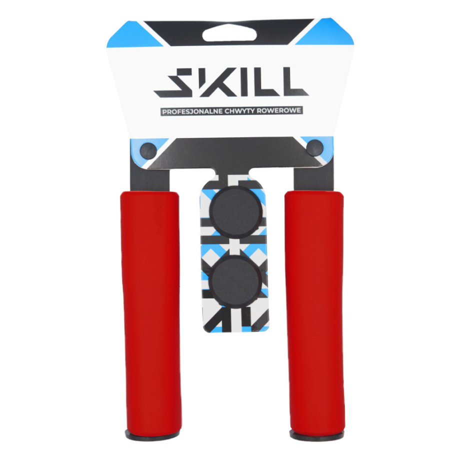 Грипсы SKILL SILICO NBR 125 мм (красные)