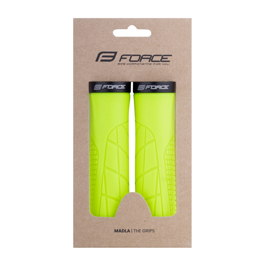 Грипсы Force ORIX (с замком, fluo, L-130 мм)
